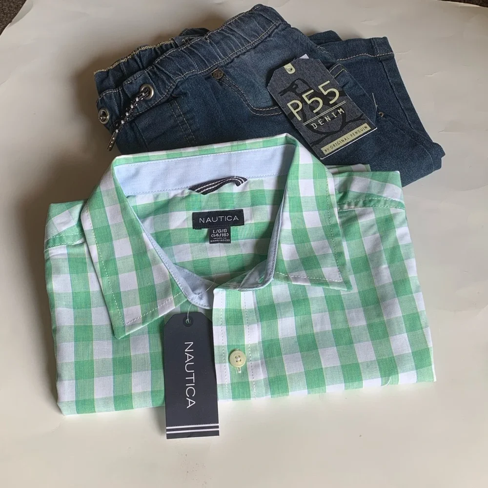 Nautica & penguin big boy outfit‎ size 14/16